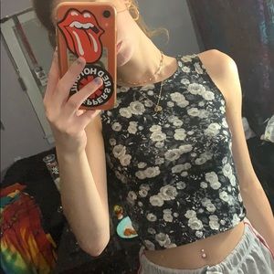 Floral crop top